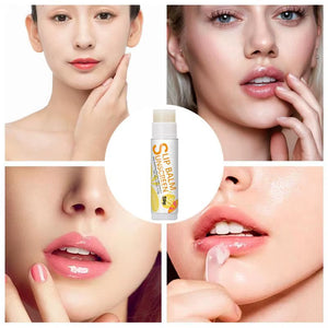 Natural Lip Balm Lip Care Products SPF 30 Sunscreen Fruit Flavor Lip Balm Long-Lasting Moisture Lip Balm Sticks for Cracked Lips