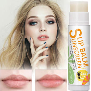 Natural Lip Balm Lip Care Products SPF 30 Sunscreen Fruit Flavor Lip Balm Long-Lasting Moisture Lip Balm Sticks for Cracked Lips