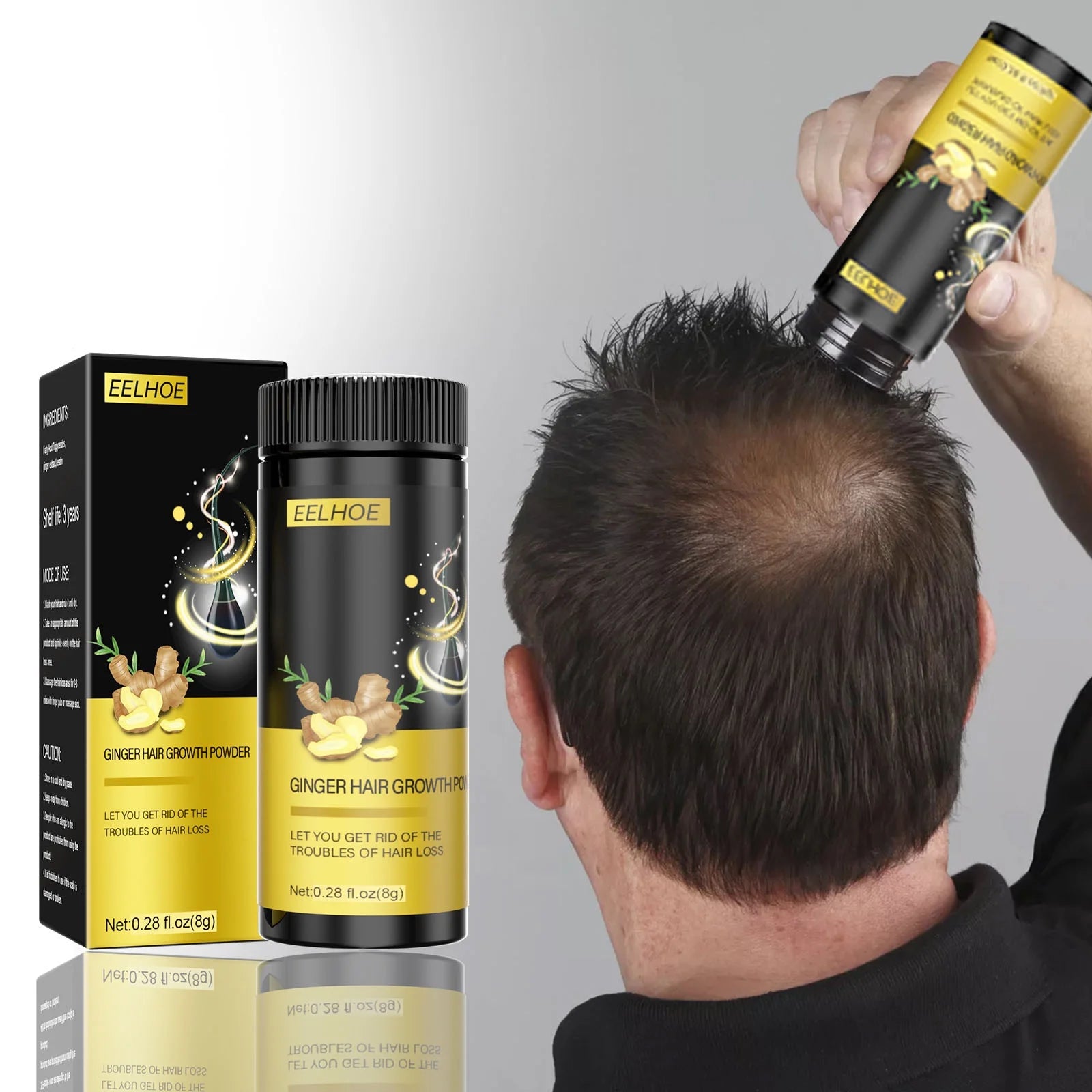 Keratin Hair Thickener for Thinning Hair for Men and Women, Create the Appearance of Fuller Hair